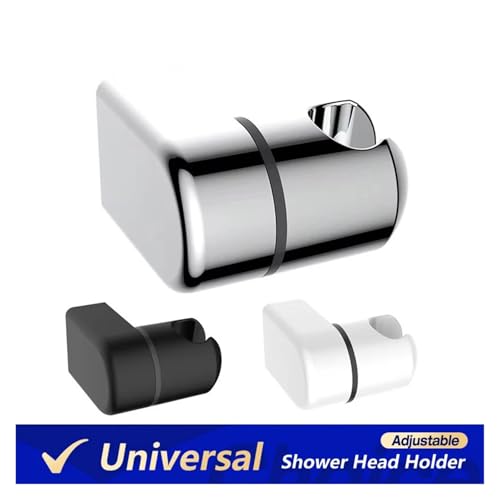 Support de rail de douche rotatif silver pour stabiliser la douchette - 2