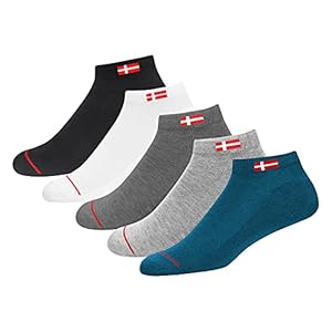 KOPNHAGN Men Ankle Length Cotton Socks (Pack of 5) (KP-BOX-51 Multicolour)