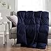 puredown Soft Goose Down Throw Blanket Lightweight Packable Couch Throw for Indoor and Outdoor Use, 50