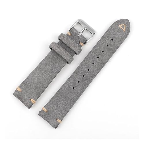 XG[hU[EHb`Xgbv 18mm 19mm 20mm 21mm 22mm 24mm O[ Be[Woh pXgoh nhChXeb`EHb`oh(Gray,20mm silver buckle)