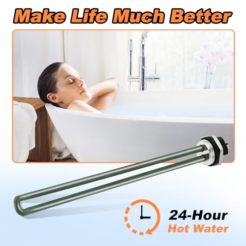 Image of 92249 91160 92097 520900 RV Water Heater Element Replacement for Atwood Suburban GCH6-4E GCH6-6E GCH6-7E GC6A-7E, SW4 /6 /10 /12 /16 Series Electric Water Heaters, 1400W /1440W, 110V /120V