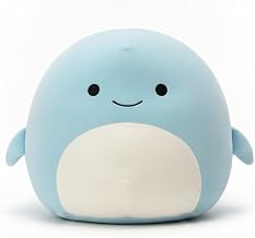 CozyCloud Whale Pillow for Kids – Soft Plush Stuffed Animal Cushion, Huggable Ocean Toy, Machine Washable, Nursery Décor Gift