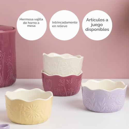 Ramequines de cerámica para postres individuales y salsas en cenas elegantes 5