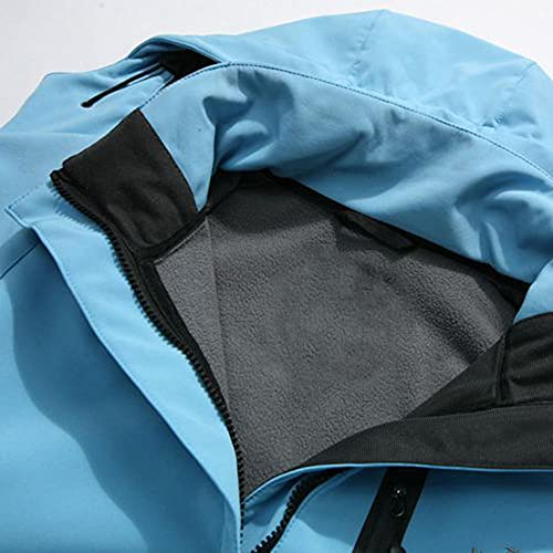 Regenjas voor dames, waterdicht, ademend, met capuchon, softshell jas voor dames, regenjas voor dames, waterdicht… - Image 7