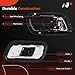 A-Premium Rear Left Driver Side Interior Door Handle Compatible with Ford Taurus 2010 2011 2012, Black Bezel with Chrome Lever, Replace# AG1Z-5421819-AA
