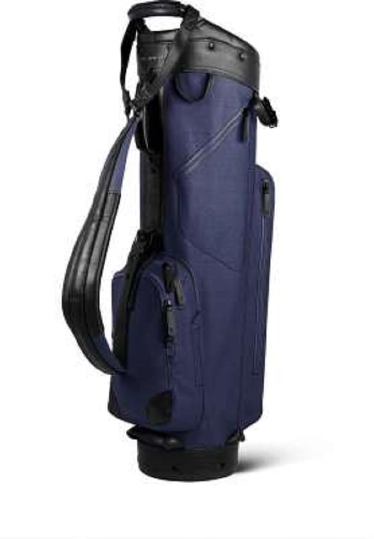 Sun Mountain Golf 2019 Canvas/Leather Cart Bag Navy-Black