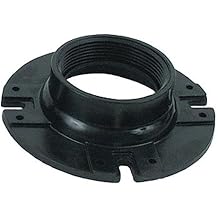 Valterra T05-0784 4" x 3" 1.80" Female Threaded Floor Flange , Black