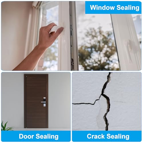 Image of PATIKIL 23 /64 Inch x 32.8 Feet Backer Rod, Hard Solid Nitrile Rubber Rope Caulk Crack Gaps Joint Filler Weather Stripping for Home Construction, Industrial Equipment Gasket DIY,Black