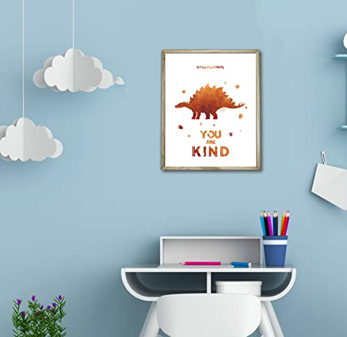 Chenjingling Inspiring Of Watercolor Dinosaur Poster thumb #4
