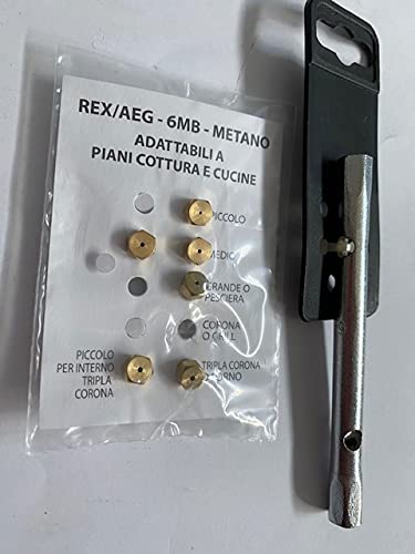 Rex Aeg -E Vari Modelli Di Piani Cottura E Cucine A Gas 6 Ugelli A Metano Con Chiavino In Dotazione