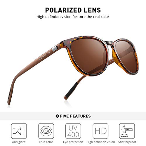 Image of MERRY'S Unisex Polarized Aluminum Sunglasses Vintage Sun Glasses For Men /Women S8286