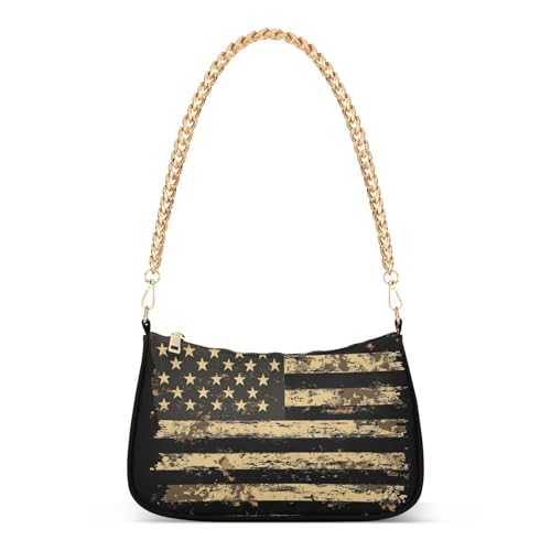 Sac à bandoulière pour femme motif drapeau américain arc-en-ciel original