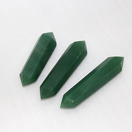 Aventurine cristal vert authentique, colonne de prestige taillée à la main