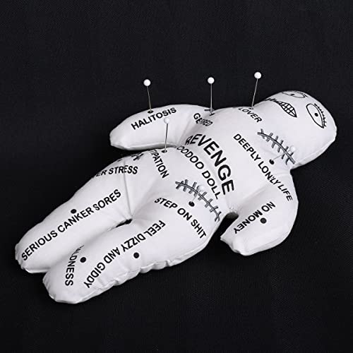 Muñeco Vudú unisex para adulto con alfileres miniatura 4