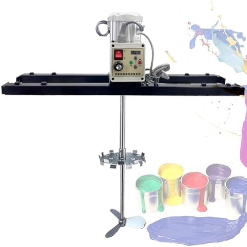 ZHIGUANYUN - ZHIGUANYUN Agitateur pneumatique, mélangeur électrique 2100 W pour cuves, hélice Repliable, pour Peinture, coulis, plâtre, spécialement conçu pour Les fûts Ouverts TypeD