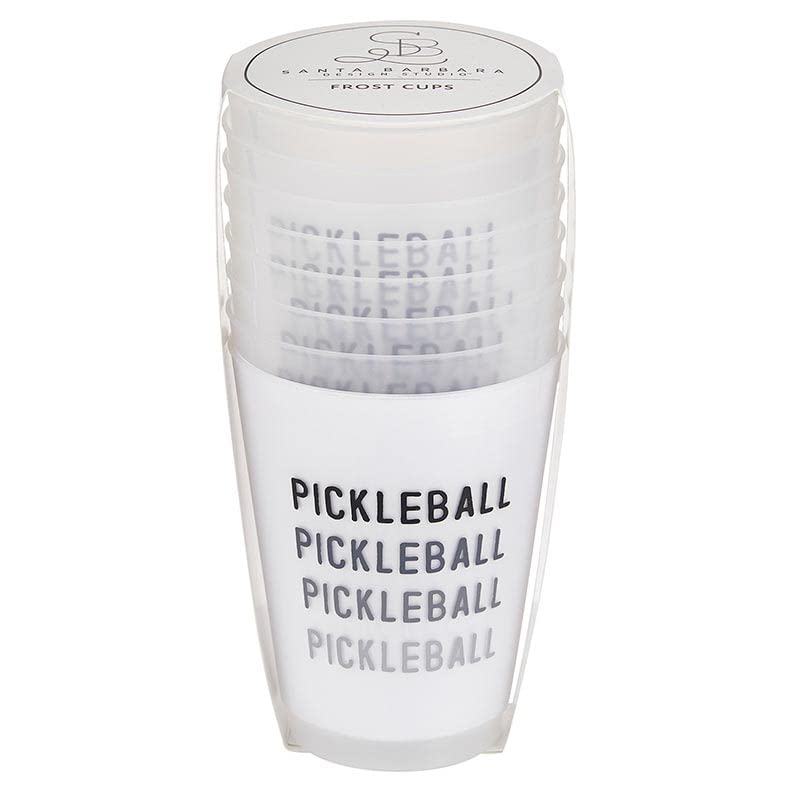 Santa Barbara Design Studio Wiederverwendbare Pickleball-Partybecher 473 Ml - 8 Stück, BPA-frei (Après Pickleball)