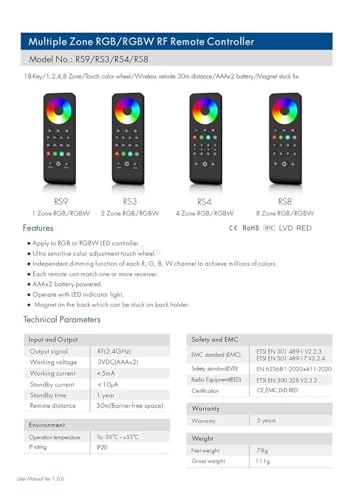 Contrôleur RS9 RS10 pour récepteur de télécommande de zone - 2