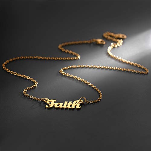 U7 Name Plate Necklace Personalized Gold Plated Choker With 18 Inch Link Chain Custom Name Jennifer Necklace, Friend Daugther Lover Gift #TOP3