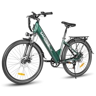 【540WH Removable Battery & Long Range Riding】The Ebike features a hidden, anti-theft, waterproof design with a 540Wh removable battery, allowing for a 60 km range on pure electric mode after just 4 hours of charging. In Pedal-Assist Mode, it can trav...