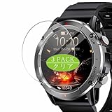 3枚 VacFun フィルム ， KOMOI nx9 1.39インチ smartwatch スマートウォッチ 向けの 保護フィルム 液晶保護 フィルム 保護 フィルム（非 ガラスフィルム 強化ガラス ガラス ケース カバー ）