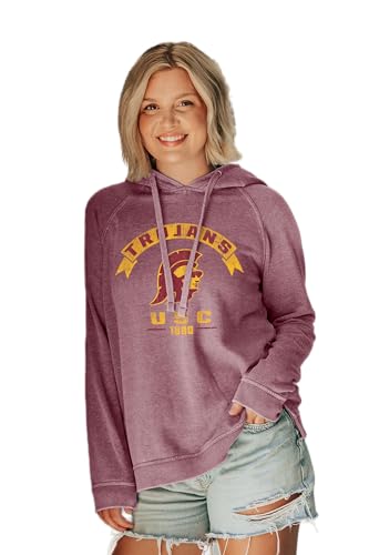 Sudadera con capucha para mujer acabado burnout auténtico efecto gastado