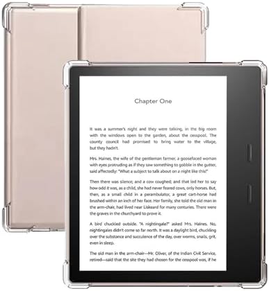 Zcooooool Kindle Oasis Case (9th &10th Gen,2017/2019 Released) 7" Clear Cover Reinforced Corners Case for Amazon Kindle Oasis