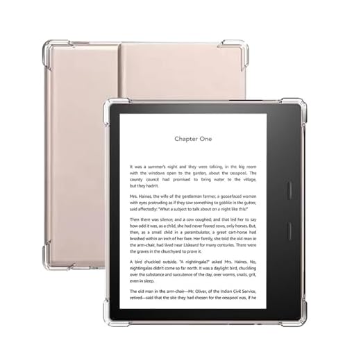 Zcooooool Kindle Oasis Case (9th &10th Gen,2017/2019 Released) 7" Clear Cover Reinforced Corners Case for Amazon Kindle Oasis