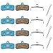 Price comparison product image Dymoece 4 Pairs of Bicycle Brake Pads for Shimano D03S D02S Saint BR-M810 BR-M820 Deore XT BR-M8020 BR-M8120 ZEE BR-M640 XTR BR-M9120 Tektro HD E725 M74 Pairs 5 M755. 0 TRP SL, Multi metallic pads