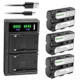 Kastar 3-Pack Battery and LTD2 USB Charger Replacement for Sony SLT-A99, SLT-A99V, a99V, Alpha α99II, a99 II, SLT-A99 II, a99II, a99V, ILCA-99M2 VG-C77AM, Viltrox Monitor, Viltrox DC-50