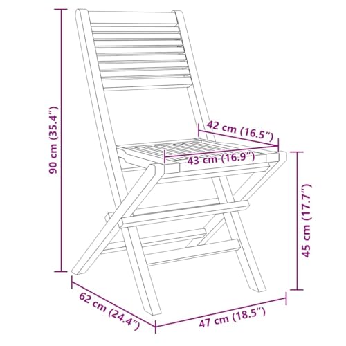 Chaise de jardin pliante compacte pour aménager un petit balcon facilement - 3
