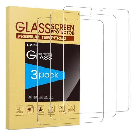 SPARIN 3 Pack Screen Protector for iPad Air 5th 4th Generation 10.9 inch (Air 5/4) 2022/2020, iPad Pro 11 inch (2022/2021/2020/2018), Tempered Glass, Case Friendly, Anti-Scratch