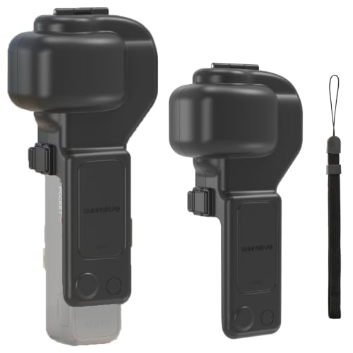 Taoricup DJI Osmo Pocket 4 Pro �Ή� �ی�P�[�X �ی�J�o�[ PTZ�����Y�J�o�[ �����Y�P�[�X DJI Osmo Pocket 4 Pro/4 �Ή� �A�N�Z�T���[ �X�N���[���Z�[�o�[ (Black)