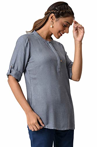 Image of Aurelia Women's Viscose Regular Fit Regular Kurta