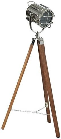 Marine Royal Corner Floor Lamp Searchlight Focus Table Desk Lamp Light Tripod