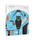 Pomegranate 500-Piece Circular Jigsaw Puzzle for Adults, Charley Harper's Hawk Mountain, Matte Finish, Snug Fit