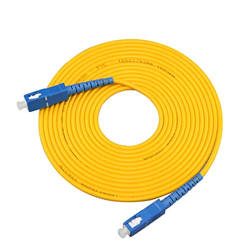 Câble fibre optique SC-SC monomode simplex 200m haut débit stable - 2