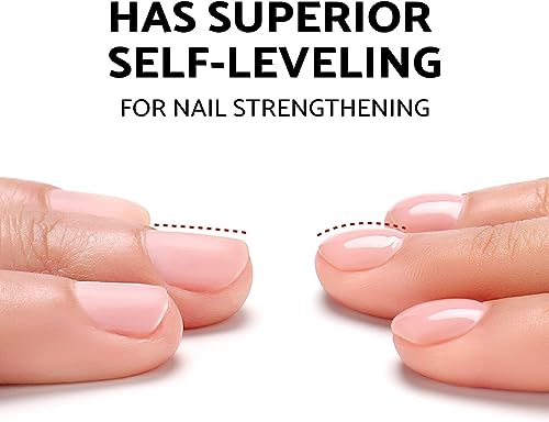 AIMEILI Rubber Base Gel Soak Off UV LED Rubber Base Coat Nägel Unterlack Gel Nagellack Maniküre 10ml (435)