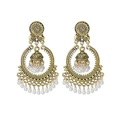 Gold Bell Pearl Tassels