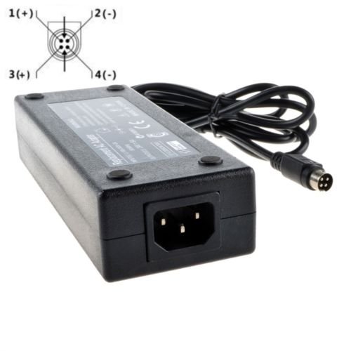 24V 5A AC Adapter Charger For Effinet EFL-2202W Monitor - 120W Power Supply With 4-Pin Tip, Universal Compatibility (ABLEGRID Brand)
