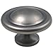 1.5" Round Knob [Set of 9] Finish: Weathered Pewter