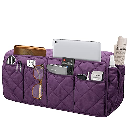 Armchair Caddy for Recliner - Sofa Armrest Organizer with 14 Pockets