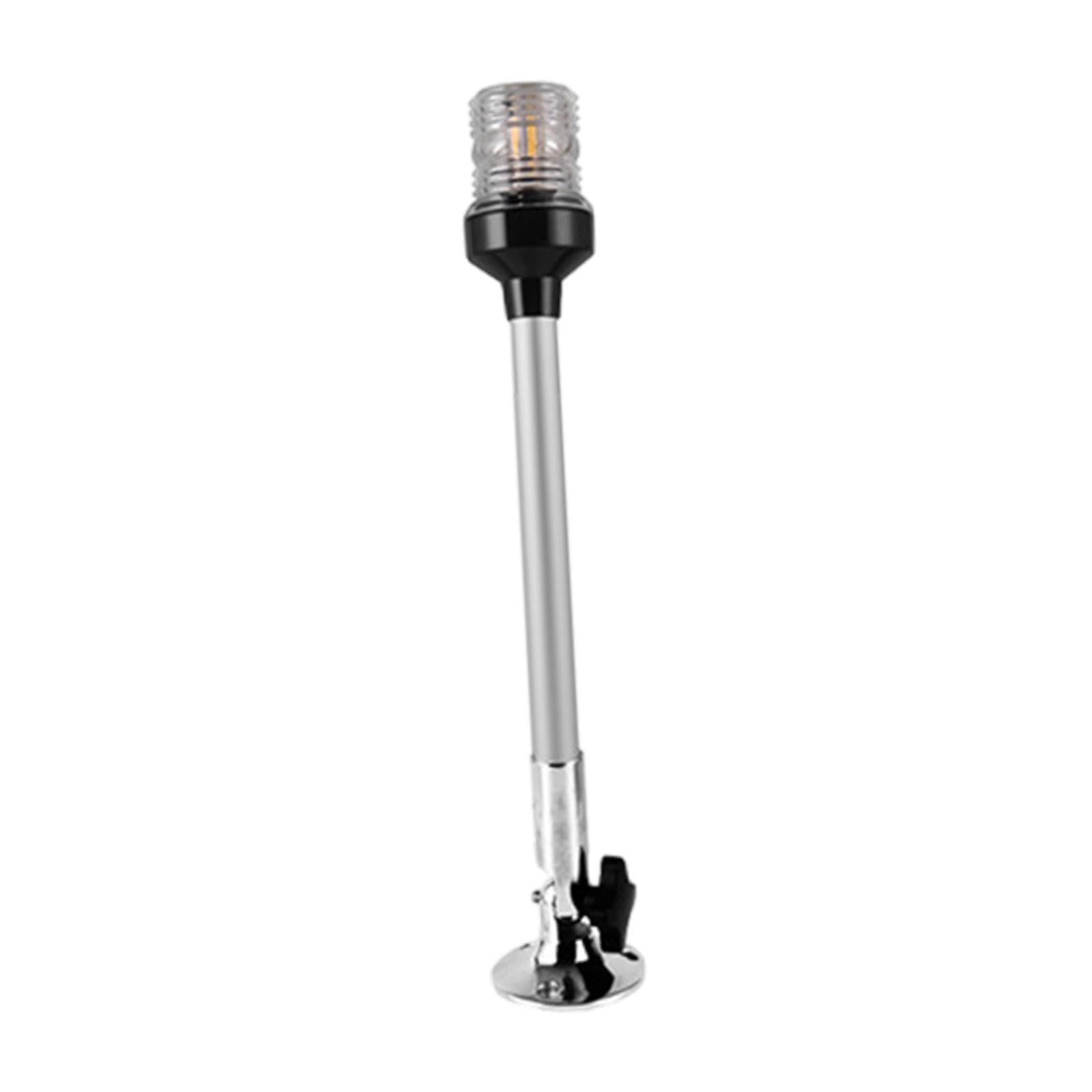 Luce di Poppa LED per Barca Segnalatore di Navigazione Marina Copertura Trasparente PC Resistenza Urti E Calore Perfetta per Guida Notturna, Lunghezza 303mm