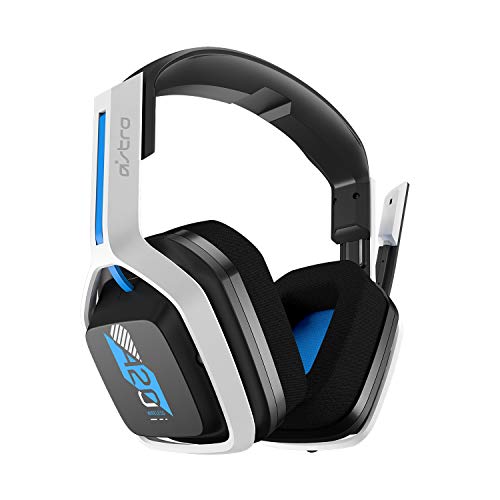 ASTRO Gaming A20 Wireless Headset Gen 2 - Compatible with PlayStation 4 & 5 / PC/Mac - White/Blue by ASTRO Gaming - Used condition - US$70.81
