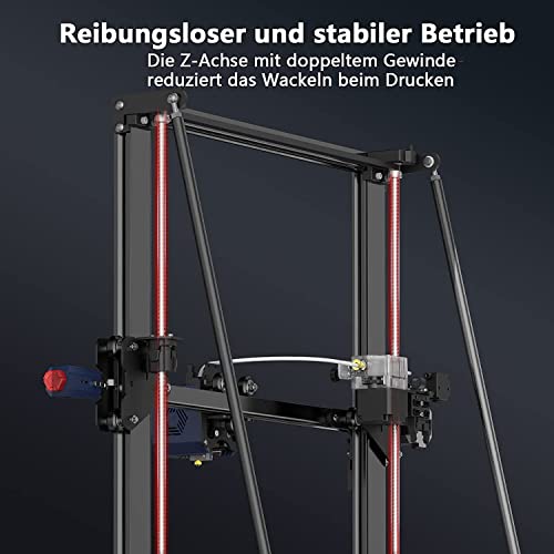 Anycubic Kobra Max 3D Drucker, 400x400x450mm Riesiger Druckgröße, 3D Printer mit Automatischem 25-Punkt-Leveln, Z-Achse mit doppelter Gewindestange, Karborundglas-Bauplatte – Bild 4