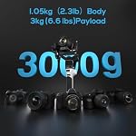 ZHIYUN CINEPEER WEEBILL 3E 3-Axis Gimbal Stabilizer for Canon/Sony/Panasonic/Nikon Camera,Up to 6.6lbs (3kg) Payload Extendable Sling Grip Native Vertical Shooting Handheld Camera Gimbal