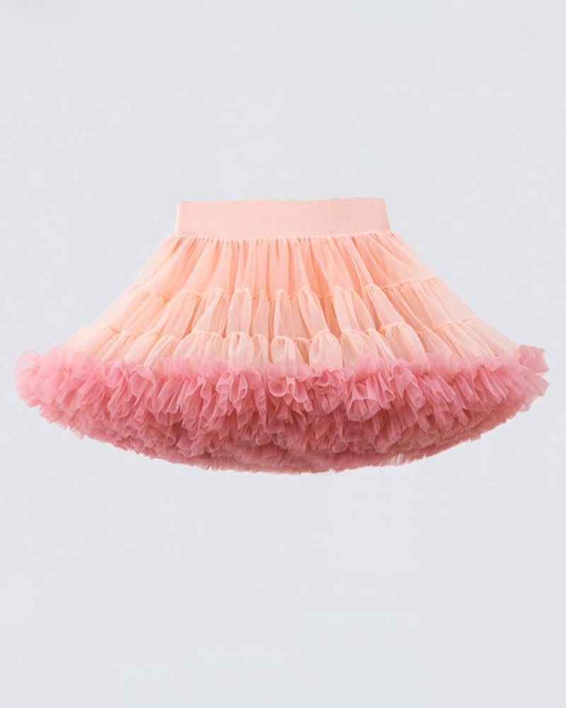 Mobbunny Women Sexy Layered Tutu Skirt Puffy Underskirt Tulle Petticoat Bustle Princess Ballet Dance Pettiskirts - Image 2