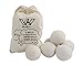 Produktbild Winthome Withome Trocknerbälle Trocknerkugeln für Wäschetrockner, 6er-Pack 7.5cm Trocknerbälle,100% Organic Neuseeland Wolle Trocknerbälle