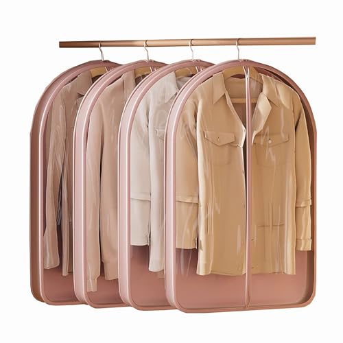 Breathable Clothes Garmet Bag, Dustproof Garment Bag with Zipper, Clear Garment Bags for Storage, for Travel, Home Storage