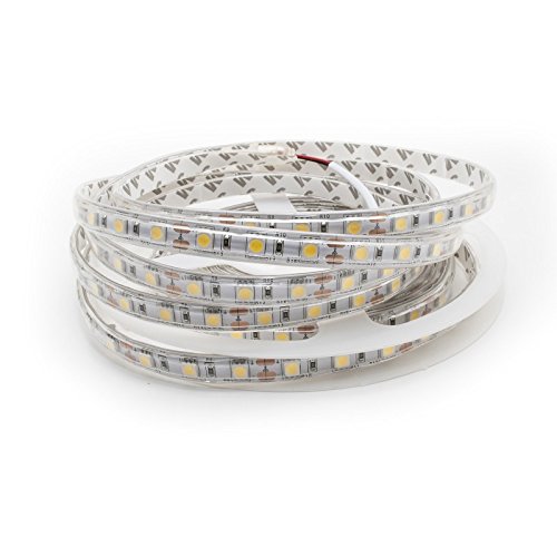 Striscia led 5050 colore bianco caldo 5 metri su