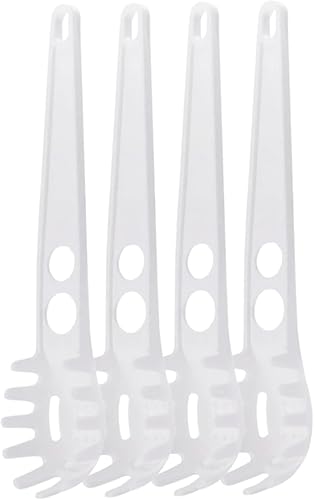 Miniatura 3 de Luxshiny Cucharas de cocina Cucharas para Comer Cocina Servidor de Pasta Cuchara Servidor de Pasta Servidor de Pasta Tenedor Giratorio Tenedor de